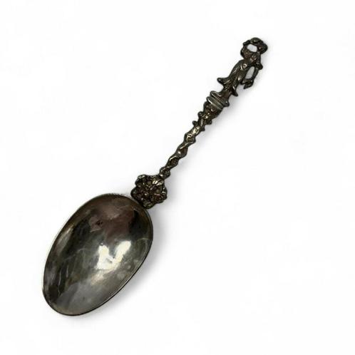 18e eeuwse geboortelepel, Antiek en Kunst, Antiek | Goud en Zilver, Zilver, Ophalen of Verzenden
