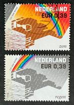 100 jaar KNMI 2004 regen en zon 2248/2249 -4, Postzegels en Munten, Ophalen of Verzenden, Na 1940, Gestempeld