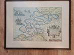 Landkaart van Zeeland afm. 63 x 48, Ophalen, 1800 tot 2000, Nederland, Landkaart