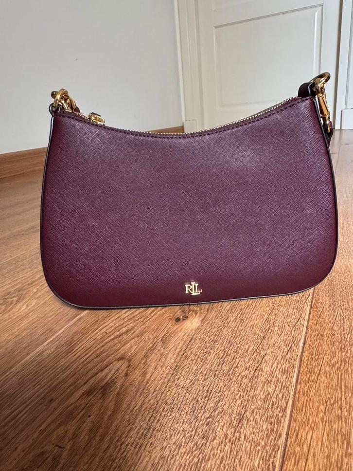 Ralph Lauren Damestas - Prachtig!, Sieraden, Tassen en Uiterlijk, Tassen | Damestassen, Zo goed als nieuw, Handtas, Rood, Ophalen of Verzenden