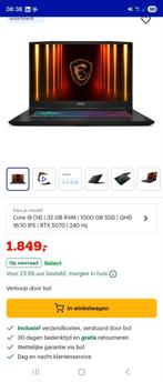 Gaming Laptop - Zo goed als nieuw!, Ophalen, Zo goed als nieuw, Gaming, SSD