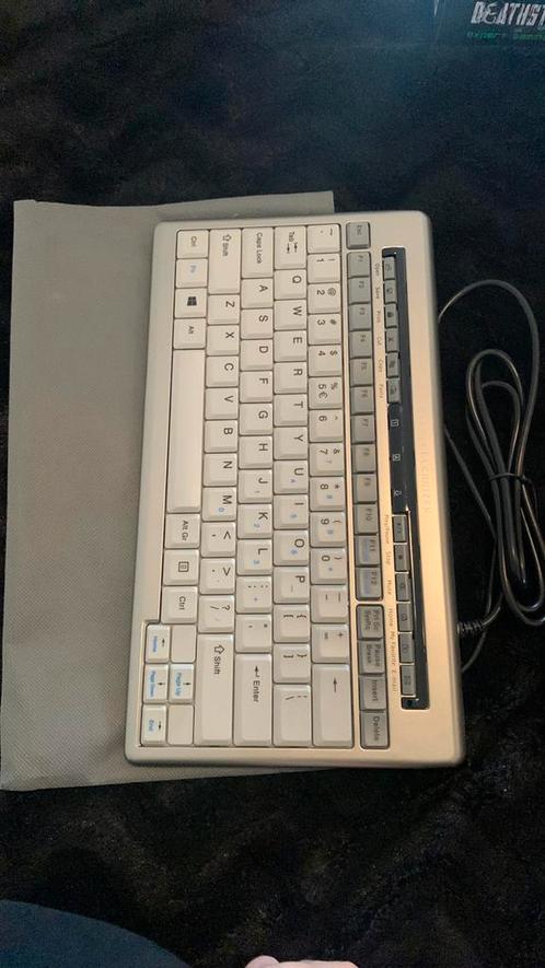 BakkerElkhuizen S-board 840 Compact Keyboard (US), Computers en Software, Toetsenborden, Qwerty, Multimediatoetsen, Ophalen of Verzenden