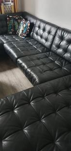 Grote zwarte ikea landskrona hoekbank., Ophalen, Zo goed als nieuw, Vierpersoons of meer