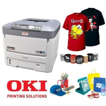 Oki laser white printer C711WT T-shirt Dtf, Dtg printer. beschikbaar voor biedingen