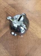 Zilverkleurig spaarvarken varken spaarpot, Verzamelen, Spaarpotten, Ophalen of Verzenden, Zo goed als nieuw, Steen, Aardewerk of Keramiek