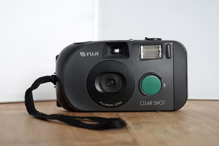 ✅ Fuji Clear Shot, Smart Shot , 1994, Audio, Tv en Foto, Fotocamera's Analoog, Gebruikt, Compact, Fuji, Ophalen