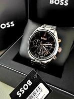 HUGO BOSS HB1513819 CHAMPION collectie herenhorloge NIEUW, Sieraden, Tassen en Uiterlijk, Overige merken, Staal, Staal, Polshorloge