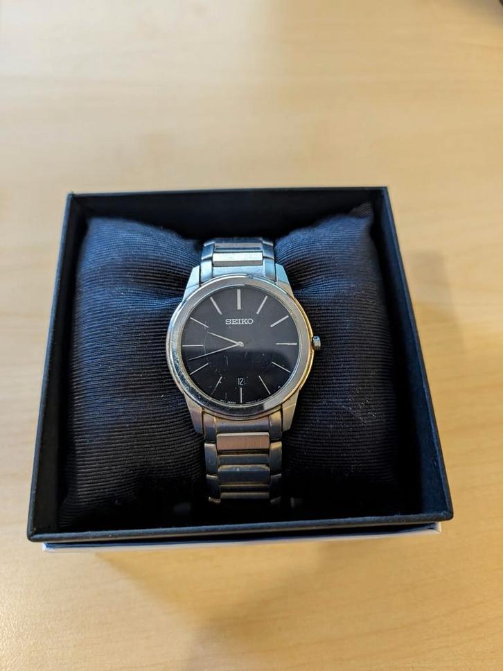 Seiko Polshorloge, Sieraden, Tassen en Uiterlijk, Horloges | Heren, Gebruikt, Polshorloge, Seiko, Staal, Staal, Ophalen of Verzenden