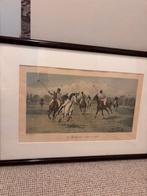 Twee schilderijen (Etsen) George Wright A Backhander Stops, Ophalen