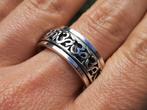 925 zilver unisex duim draai ring OHM teken maat 21 Vanoli, Sieraden, Tassen en Uiterlijk, Ringen, Nieuw, 20 of groter, Ophalen of Verzenden