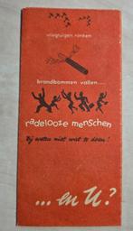 236) FLYER WWII STUDIO AREND MEIJER LUCHTBESCHERMING, Verzamelen, Ophalen of Verzenden, Overige soorten, Nederland, Overige typen