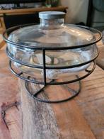 Brander met lont voor op tafel, Ophalen of Verzenden, Nieuw, Metaal, Minder dan 25 cm