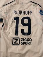 Ajax voetbal shirt gesigneerd Rijkhof, Verzenden, Zo goed als nieuw, Ajax, Shirt