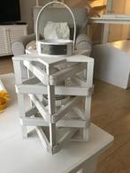 Witte houten lantaarn met handvat Lifestyle, Ophalen