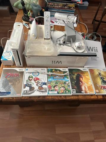 Nintendo Wii met 5 spellen beschikbaar voor biedingen