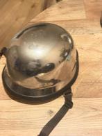 Chrome Duitse helm - Maat XL, Ophalen of Verzenden, Zo goed als nieuw, Extra large of groter