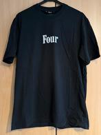 Four Amsterdam T-shirt, Four Amsterdam, Maat 52/54 (L), Zwart, Nieuw