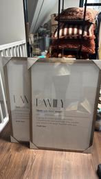 Twee fotolijsten goud/brons Xenos, Ophalen, Zo goed als nieuw, Metaal of Aluminium, Minder dan 50 cm