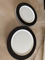Mepal Rosti servies. 4 grote borden 6 kleine borden zwart, Ophalen of Verzenden, Gebruikt