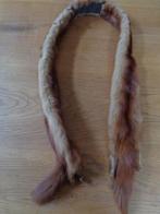 Hermelijn bontsjaal: 1.30 x 7 cm, Ophalen of Verzenden, Gedragen, Maat 38/40 (M), Sjaal