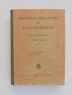 RECUEIL militair en LEGERORDERS tweede deel 1941-1948., Verzamelen, Ophalen of Verzenden, Landmacht, Nederland, Boek of Tijdschrift