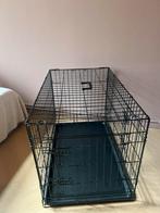 Zwarte bench 90x58, Dieren en Toebehoren, Hondenbenches, Ophalen, Zo goed als nieuw