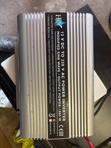HQ 12V naar 230V Omvormer 1000W beschikbaar voor biedingen