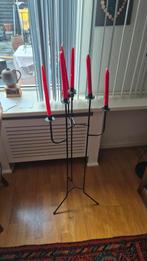 Kaarsenstandaard Exclusief - Zwart Metaal, Ophalen, Gebruikt, Rood, 50 tot 75 cm