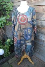 Jurk blauw/ rood/ bruin Floryday mt XL Winter Vaste prijs OP, Kleding | Dames, Jurken, Blauw, Maat 46/48 (XL) of groter, Ophalen of Verzenden