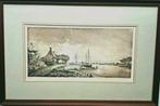 Jan van Rijsewijk - Hollands Vergezicht - Ets, Antiek en Kunst, Kunst | Etsen en Gravures, Ophalen of Verzenden