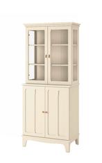 Gezocht: Lommarp vitrinekast beige, Huis en Inrichting, Kasten | Vitrinekasten, Ophalen, Zo goed als nieuw, 25 tot 50 cm, 50 tot 100 cm