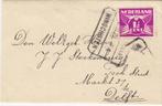 Poststuk Gestempelde Envelop Winschoten - Delft 1928, Postzegels en Munten, Brieven en Enveloppen | Nederland, Ophalen of Verzenden