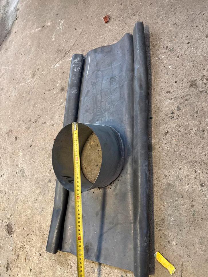 Nieuwe Dakdoorvoer Lood 15 - 190mm, Doe-het-zelf en Verbouw, Dakpannen en Dakbedekking, Nieuw, Overige typen, Metaal, Grijs, Minder dan 5 m²