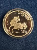 China Lunar 10 Yuan Year of the rat 2008 .999 1 ounze, Verzenden, Zilver