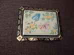 Blikje met mooie vlinder afbeeldingenop pootjes, vintage, Verzamelen, Blikken, Ophalen of Verzenden, Gebruikt, Overige, Overige merken