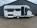 Hobby De Luxe 460 LU enk bed 1ste ned model 2026 voorraad, Schokbreker, Rondzit, Hobby, Bedrijf