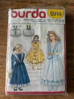 Vintage Burda kids naaipatroon 5914 jurk (maat 104 - 152), Overige typen, Kind, Zo goed als nieuw, Burda