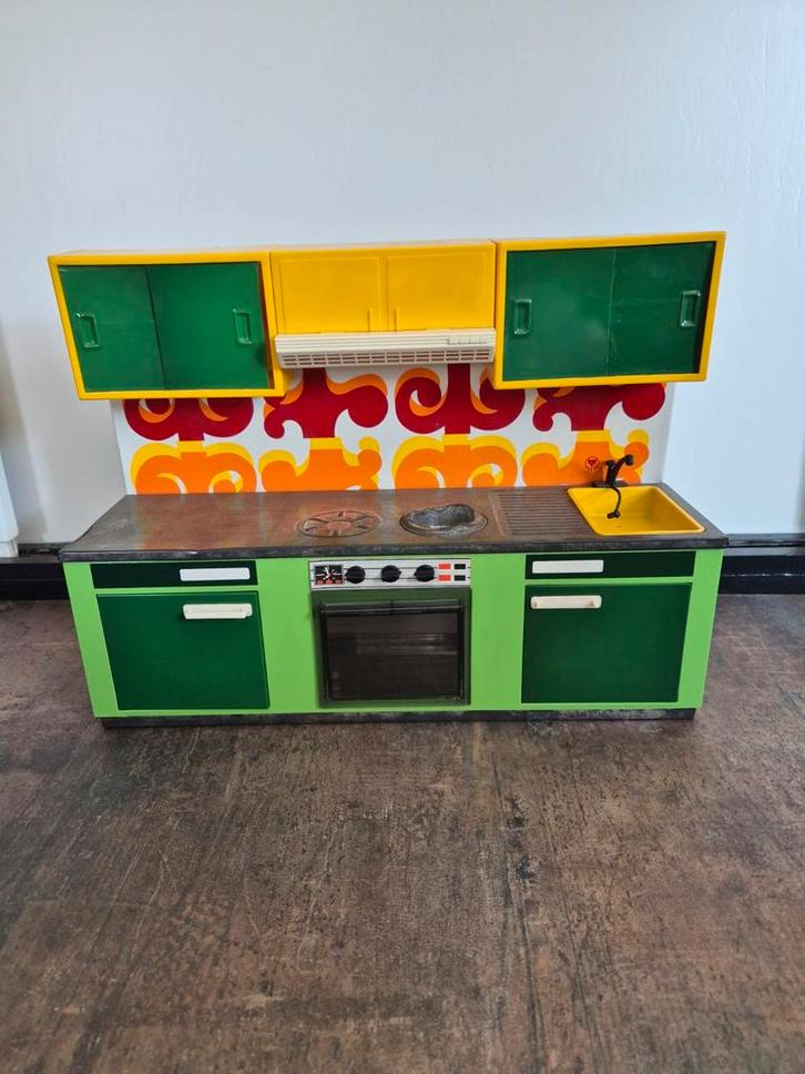 Vintage Retro Fuchs Blikken Keukentje, Antiek en Kunst, Antiek | Speelgoed, Ophalen of Verzenden