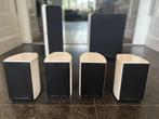 4x compacte satellietspeakers Mordaunt-Short Alumni EV MS331, Audio, Tv en Foto, Luidsprekers, Overige merken, Gebruikt, Ophalen of Verzenden