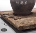 Oud houten railway dienblad mt M hout stoer sober landelijk, Verzenden, Nieuw