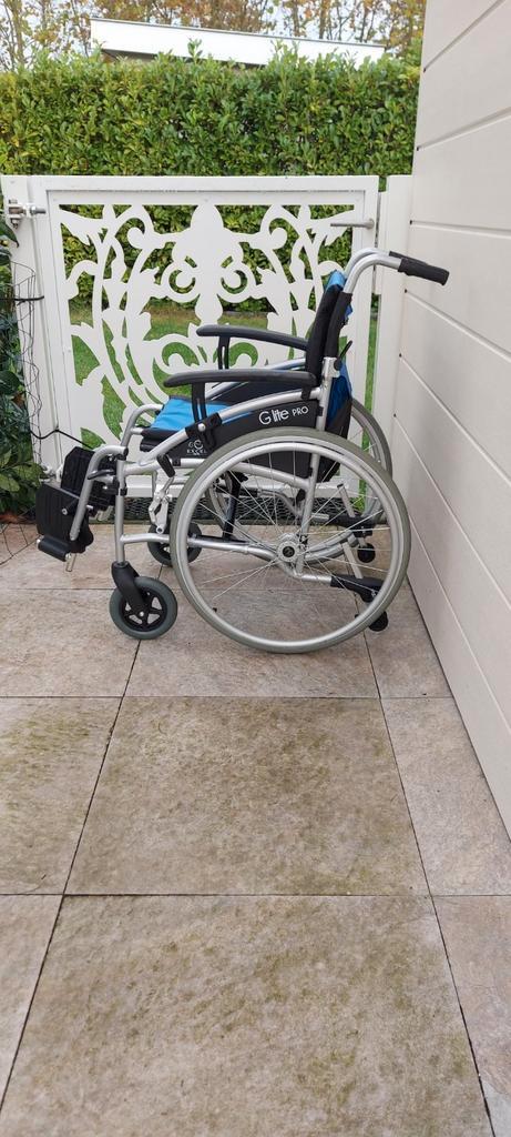 G lite pro excel lichtgewicht rolstoel, Diversen, Rolstoelen, Zo goed als nieuw, Duwrolstoel, Ophalen of Verzenden