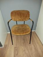 2 Stijlvolle Eetkamerstoelen, Huis en Inrichting, Stoelen, Ophalen, Twee, Bruin, Zo goed als nieuw