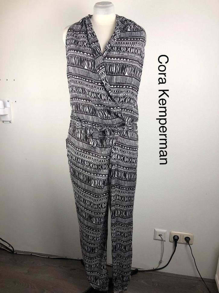 Cora Kemperman Jumpsuit  (mt: 42) 15,6/7974, Kleding | Dames, Jumpsuits, Zo goed als nieuw, Maat 42/44 (L), Zwart, Ophalen of Verzenden