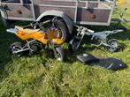 2 Minibikes puch tomos pitbike crosser crossbrommer brommer, Fietsen en Brommers, Minibikes, Midibikes en Pitbikes, Ophalen, Gebruikt
