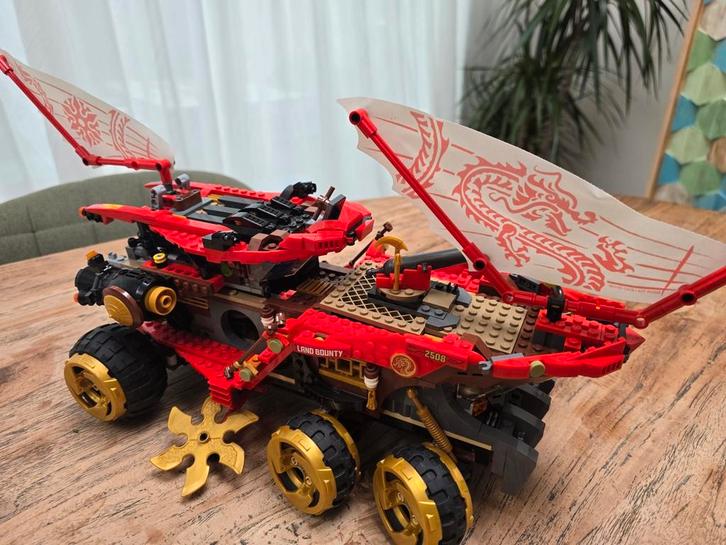 Lego ninjago set 70677 landbounty, Kinderen en Baby's, Speelgoed | Bouwstenen, Zo goed als nieuw, Ophalen of Verzenden