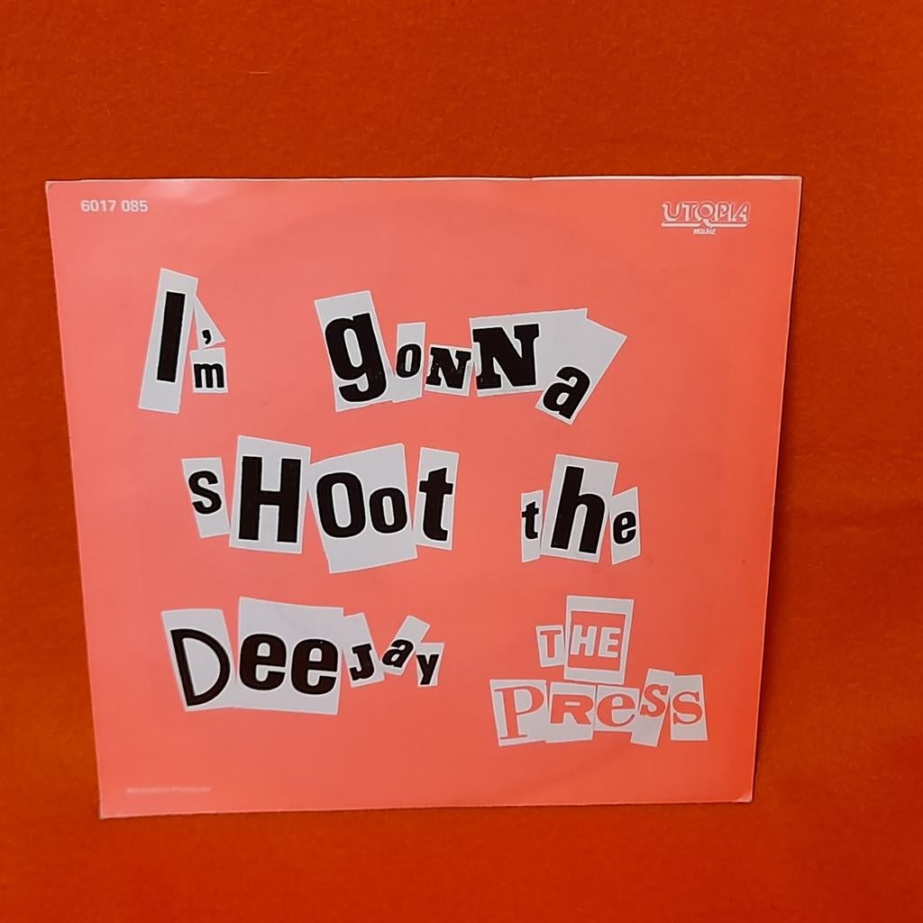 The Press - I'm gonna shoot the Dee-jay (1980), Cd's en Dvd's, 7 inch, Single, Ophalen of Verzenden, Zo goed als nieuw
