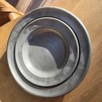 Grote tinnen borden zware kwaliteit bj 1956 of ouder, Ophalen of Verzenden