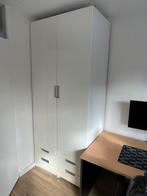 Witte Kledingkast met Lades, Huis en Inrichting, Kasten | Kledingkasten, Ophalen, Kunststof, 100 tot 150 cm, 200 cm of meer