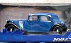 Citroen Traction Avant 11CV bi-ton blauw zwart Solido 1:18, Hobby en Vrije tijd, Nieuw, Solido, Ophalen of Verzenden, Auto