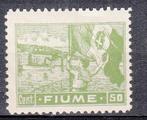 Fiume Postzegel Haven en Italiaanse vlag  Uitgave 1919., Verzenden, Overige landen